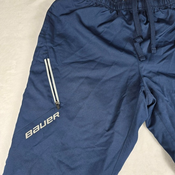 Bauer Team Hockey Track Pants Athletic Joggers Navy Blue Sz S P - Picture 7 of 13